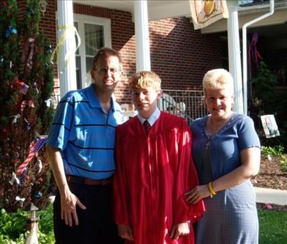 Matt's graduation from 8th grade/2007