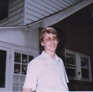 A young Bob, outside his family's home on Highland Ave.