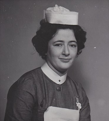 Maureen in nursing uniform