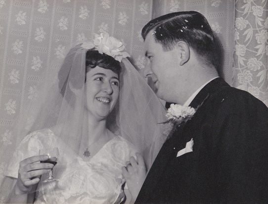 John & Maureen Wedding photo 30th March 1963