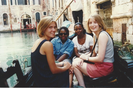 On holiday in Venice in 1995