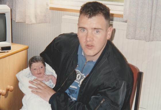Craig with baby Dean.
