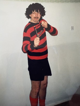 Dennis the Menace !! He loved to dress up !!