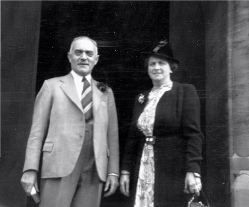 Don's parents Ted and Bertha Scarfe