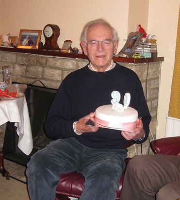 Dear Donald, the birthday boy and his cake