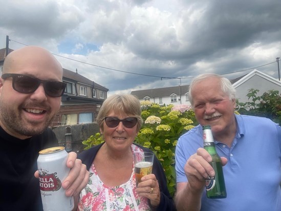 Dad, mum and Nick