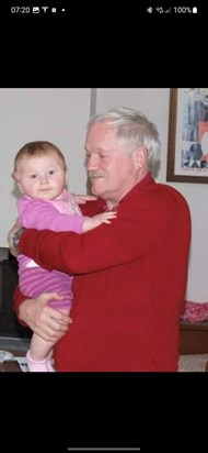 Dad and Imogen 