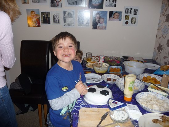Birthday boy. January 2009