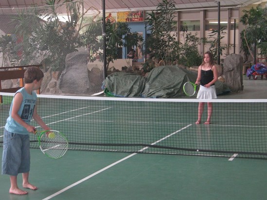 Tennis with Rhianna