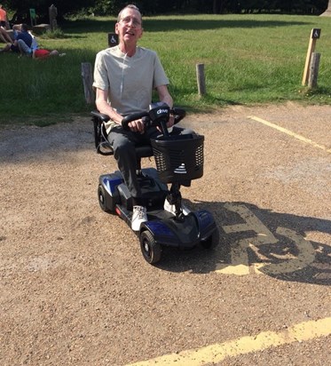 Keith and his new wheels