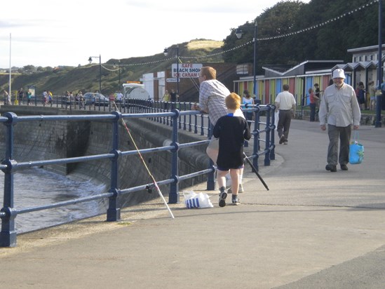 Fishing at Filey, favorite place
