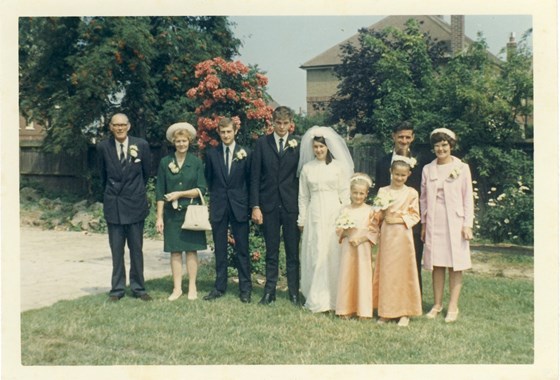 Jim & Teresa wedding with parents