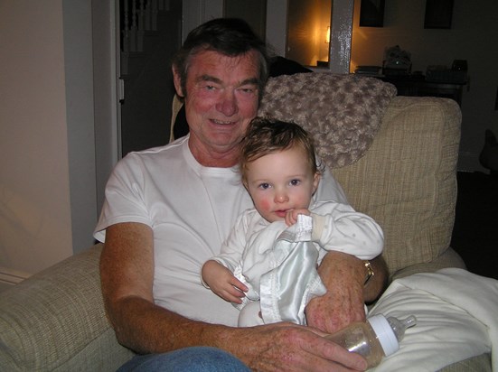 Jim with Granddaughter