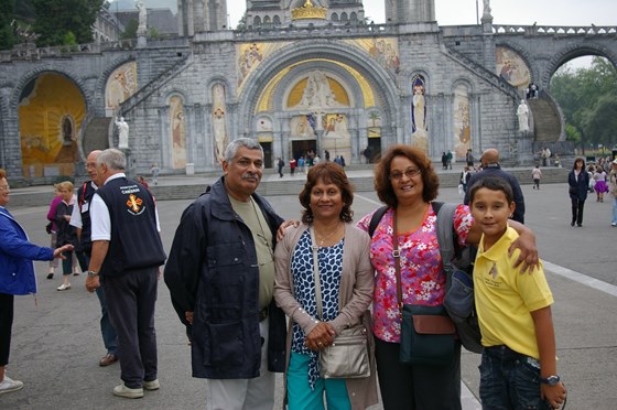 Our trip to Lourdes 6 years ago