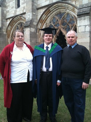 Simon’s graduation day