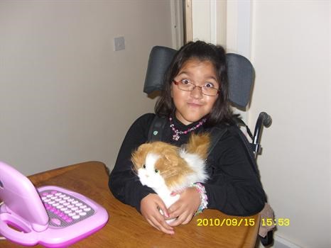 Zainab on her 7th Birthday