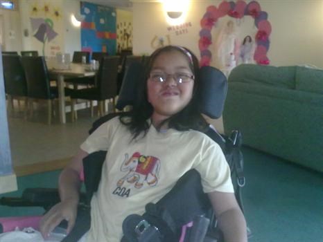 Zainab at Bluebell Wood Children's Hospice