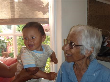 Elan and Granny May 2008