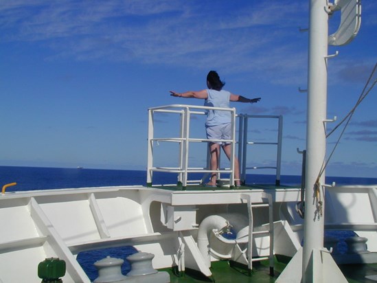 On board m.v, Linares. That Titanic Moment