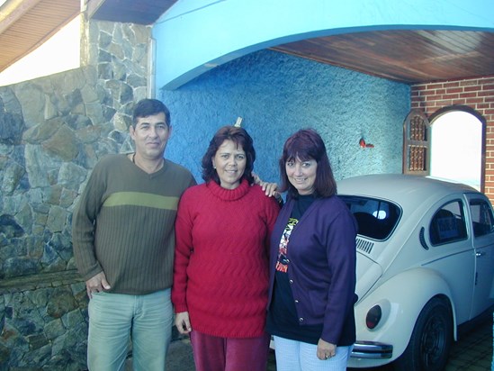 With Paulo and Denise de Lara in Paranagua Brazil