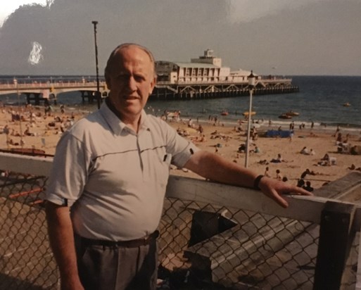 Dad by Bournemouth Pier