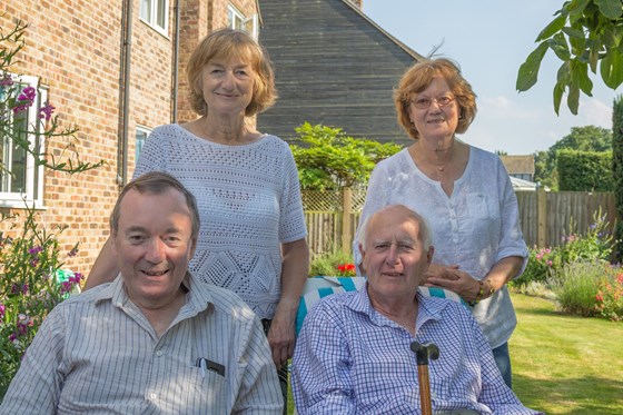 2016 Ann Greenslade nee Stannard, Mary Stannard, Chris Stannard, Michael Glover