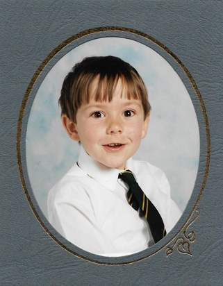 Sam in primary school photo