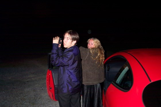 Sam and his Mum, fascinated by the night skies always