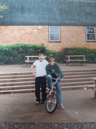 Came across this picture of young Stevie the other day. Back in 2002 at Eggbuckland school