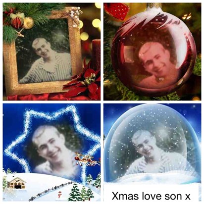 As always miss you but Xmas I'll hold you tighter in my heart fr mum xxx