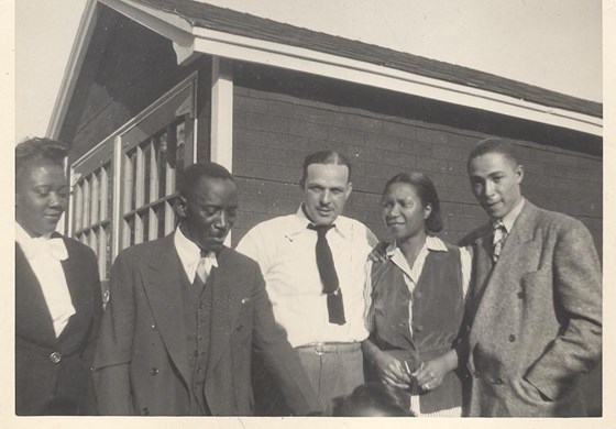 Rose Sutton, Jackson Farrow, Charles Copeland Sr., Mary Copeland, & Charles Copeland Jr. 1946