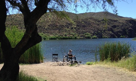 One of Pat and David's favorite fishing spots in AZ
