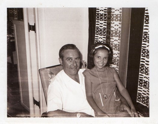 Fiji, mid-60s - Peter with youngest daughter