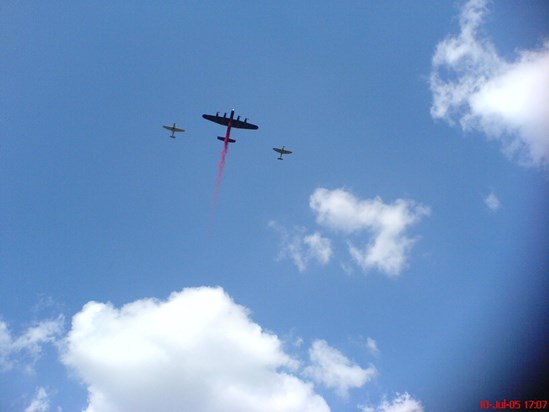 Flypast with poppies. It was amazing. 2005