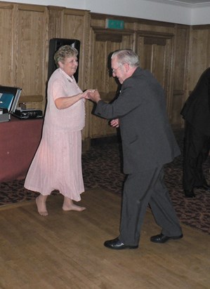 2006 - Dancing at granddaughter's wedding
