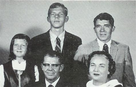 the Steele family (Mark Carter - top center).