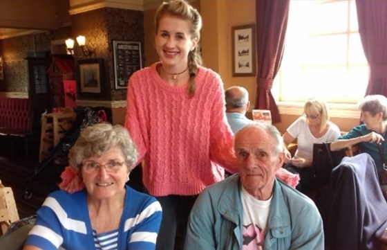 With Grandma and Grandad