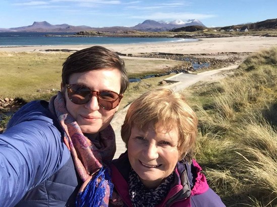 Mellon Udrigle beach, Aultbea area. Anna loved it there