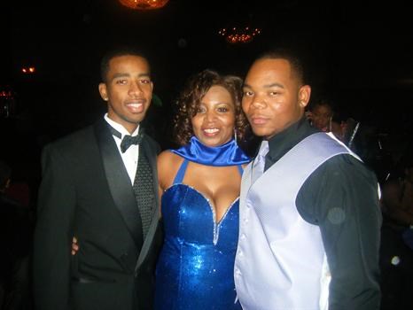 Me and My Handsome Nephews at Ball 