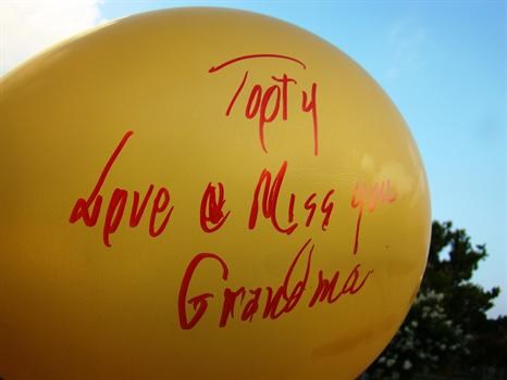 Grandma's Balloon Released - 1st Year Anniversary