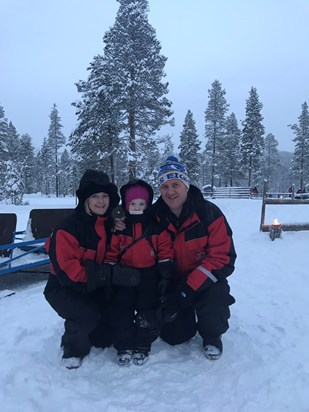 Family trip to see Santa at Lapland