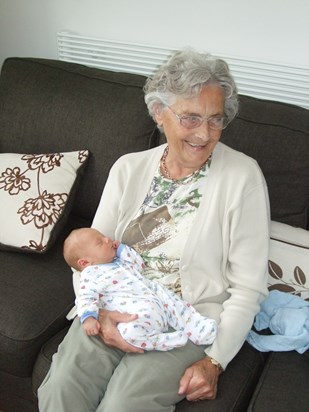 Jean and 3rd Great Grandson Samuel