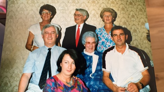 Dad's mum, brothers and sisters