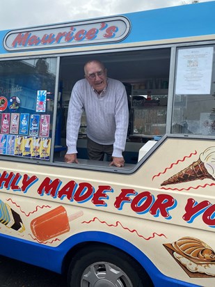 Maurice loved being an ice cream man
