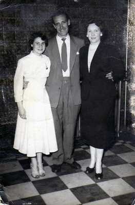mum with uncle jimmy and aunt ina when she entered a beauty contest aged 15