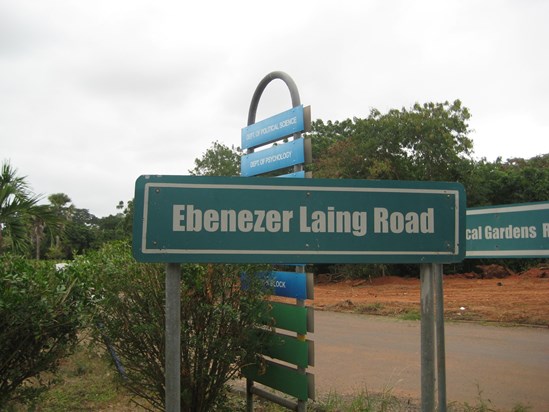 The road between Botany and N2 was named after him.  Photo by Hilda Laing.