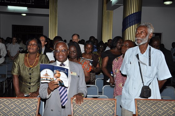 At the Aggrey Fraser Guggisberg Memorial Lecture 2012 (Photo courtesy Stella Amoa)