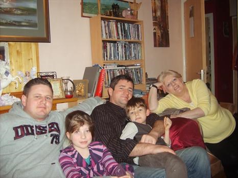 Mam, Anthony, Noel and Carragh and Aaron Christmas 2007
