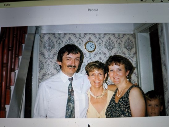 Taken in 1997 of myself with my brother Mark and sister Lyn 🥰