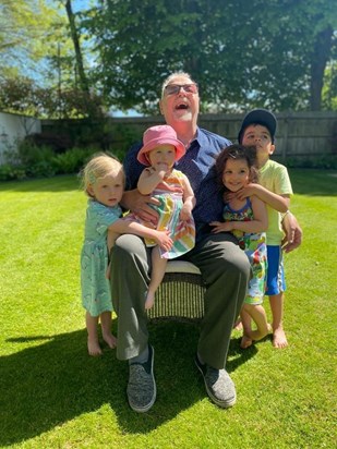 With 4 of the Great Grandchildren